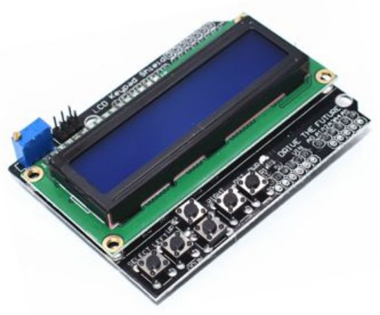 Picture of LCD DISPLAY AND KEYPAD DEVELOPMENT BOARD