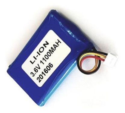 Picture of BATTERY CELL Li-Ion 3V6 1.1Ahr 50x34x6mm