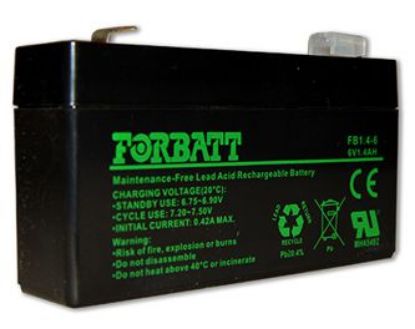 Picture of BATTERY SLA 6V 1.4AH 97x24x52
