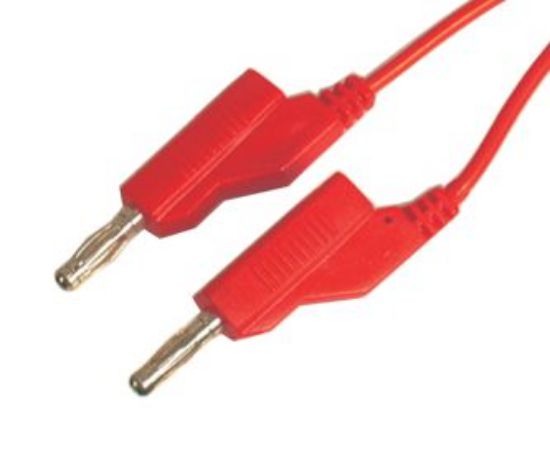 Picture of LEAD BANANA PLUG 4MM 1-M  RED
