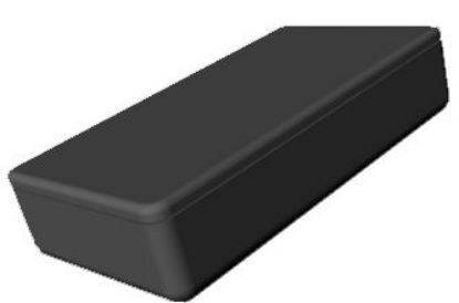 Picture of ABS ENCLOSURE BLACK E15B 112x62x26
