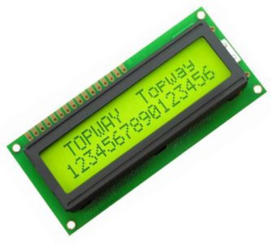 Picture of DIS LCD 16CH 2L W/GR 5V 80x36