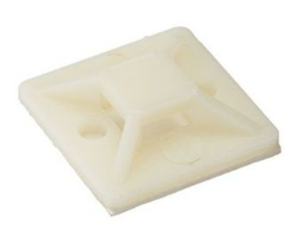 Picture of CABLE TIE ADHESIVE MOUNT 20x20MM WHITE - DEBULK