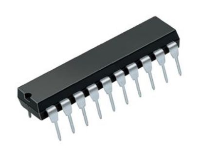 Picture of MICROCONTROLLER 8BIT 24MHz DIP20