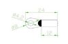 Picture of THERMISTOR NTC 10K 4.2mm RING HOLE MOUNT