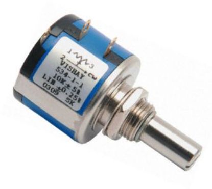 Picture of POTENTIOMETER 10-T W/W LIN 22mm 20K 2W