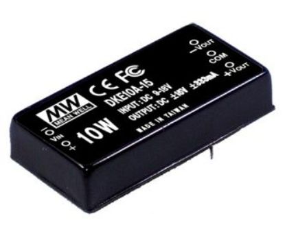 Picture of DC-DC CONVERTER DIP I=12V O=+/-15V +/-333mA 10W