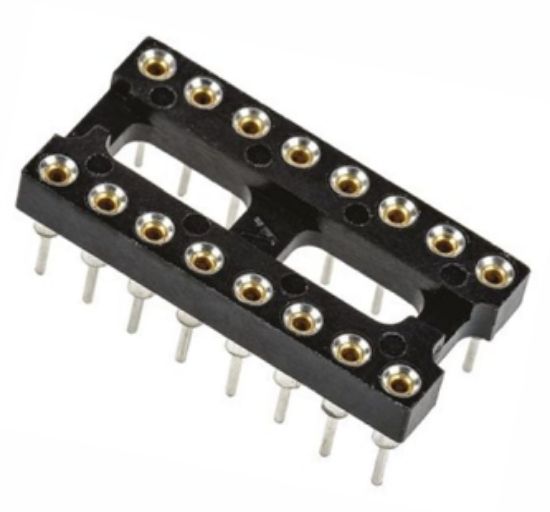 Picture of IC SOCKET 0.3 16W TULIP RND NAR - DEBULK