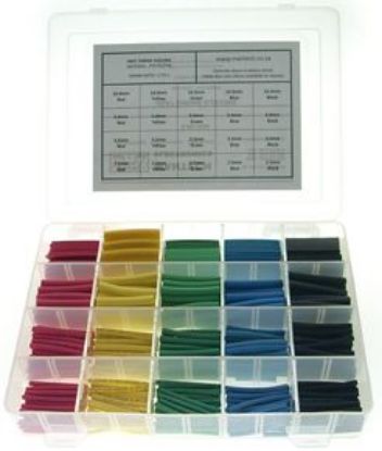 Picture of KIT SLEEVING HEATSHRINK ASSORTMENT - COLOR 45mm CUT PCS