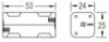 Picture of BATTERY HOLDER 4xAAA CLIP/SNAP BLACK