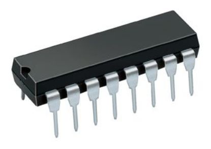 Picture of IC TTL QUAD BISTABLE LATCH DIP16