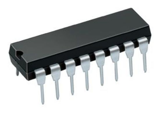 Picture of IC TTL QUAD BISTABLE LATCH DIP16