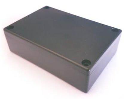 Picture of ENCLOSURE PLASTIC BOX #2 BLACK 82x55x25mm