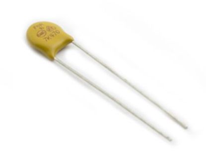 Picture of MOV 7mm RMS=150V DC=200V 0.25W J=16.8