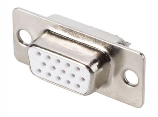Picture of SOCKET D-SUB 15W VGA PANEL MNT SOLDER METAL