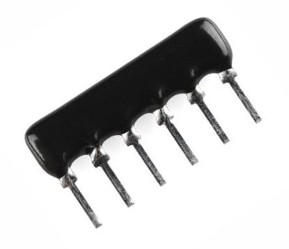 Picture of NETWORK RESISTOR SIL 06-PIN 5-RES 10K