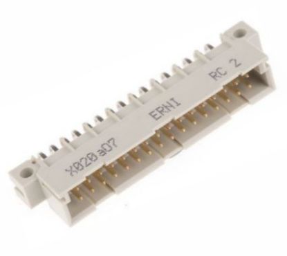 Picture of DIN41612 DIL HEADER 32W 2.54MM R/A