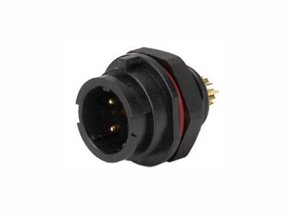 Picture of PANEL MOUNT PLUG / MALE 2P IP67 BAYONET