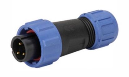 Picture of IN-LINE PLUG / MALE 3P IP67 BAYONET