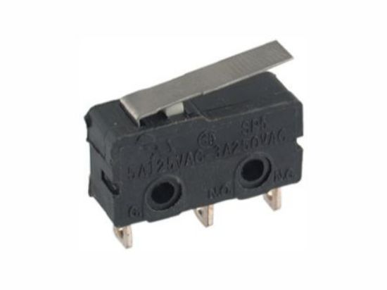 Picture of MINI MICRO LIMIT SWITCH SPDT 14mm LEVER