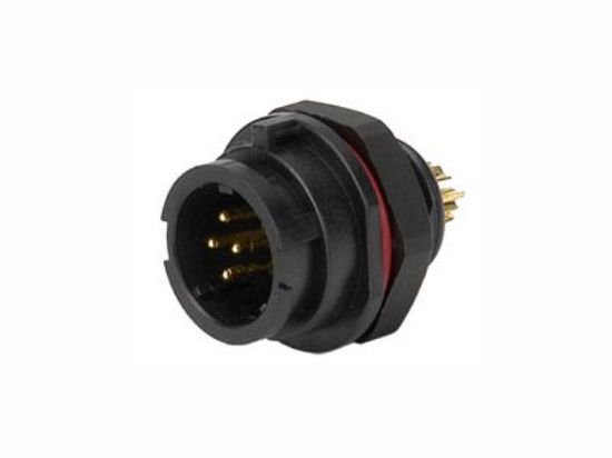 Picture of PANEL MOUNT PLUG / MALE 4P IP67 BAYONET