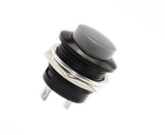 Picture of PUSH BUTTON BLACK NO 19mm 3-6A