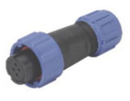 Picture of IN-LINE SOCKET/ FEMALE 4P IP67 BAYONET 5A