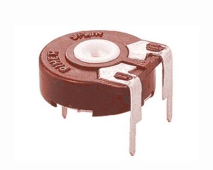 Picture of PRESET 15MM T-ADJ SCR RED/BLK 1K