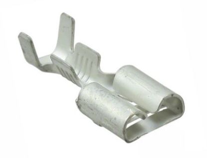 Picture of TERMINAL UN-INS BRASS 6.35mmx0.8 FEM TINNED