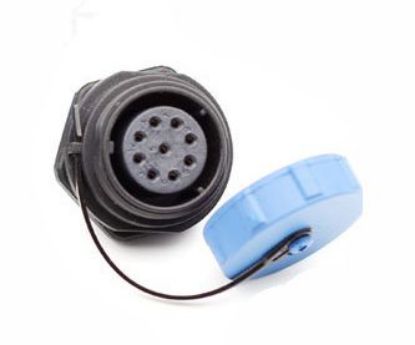 Picture of PANEL MOUNT SOCKET / FEMALE 9P IP67 BAYONET