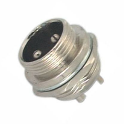 Picture of M16 2W P/M-MIC-PLUG 5A 125V AVIATION CONNECTOR