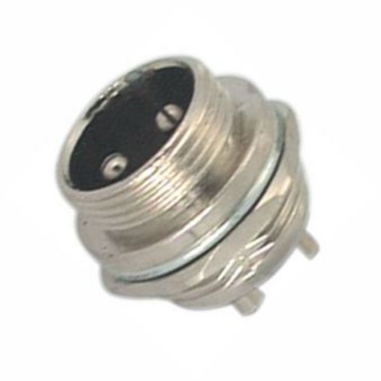 Picture of M16 2W P/M-MIC-PLUG 5A 125V AVIATION CONNECTOR