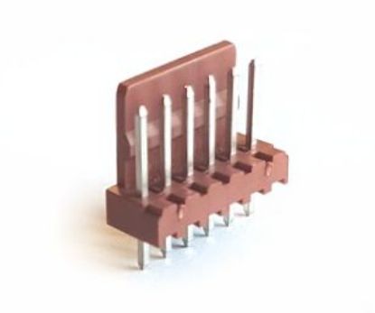 Picture of HEADER SIL STRAIGHT 6W F/L 2.54mm BROWN