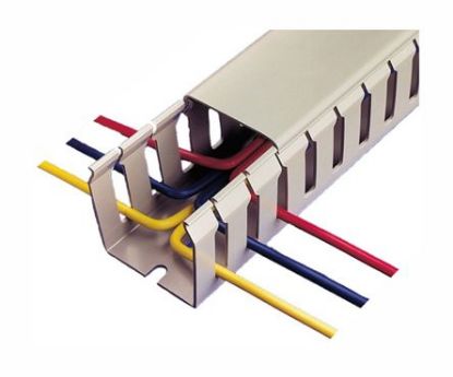 Picture of PLASTIC TRUNKING SLOTTED 40X40X2M GREY