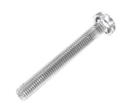 Picture of PHILIPS HEAD NYLON SCREW TRANSPARENT M3x25