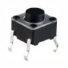 Picture of PCB TACTILE SWITCH 6x6mm H=4.3mm BLK - 1K/BAG