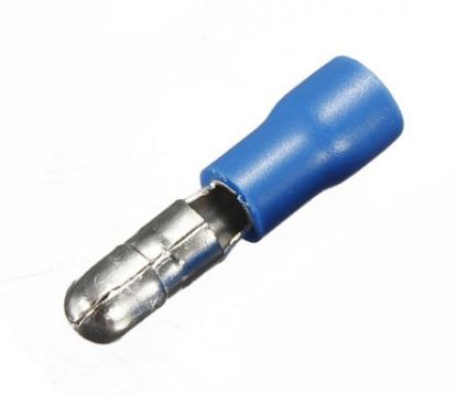 Picture of TERMINAL PRE-INS BULLET BL 4mm PLUG
