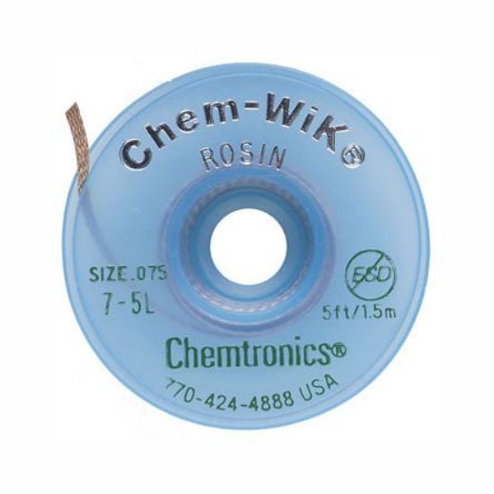 Picture of DESOLDERING WICK / TAPE W=1.9mm GREEN (NO-CLEAN) 1.5m/ROLL