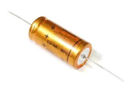 Picture of ELECTROLYTIC CAPACITOR AXIAL 2.2uF 450VDC 16x30