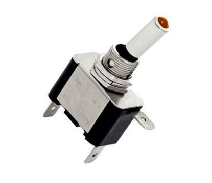 Picture of TOGGLE SWITCH SPST ILUMINATED RED 12V LED 20A - DEBULK