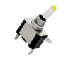 Picture of MINI TOOGLE SWITCH SPST ILUMINATED YL 12V LED 20A