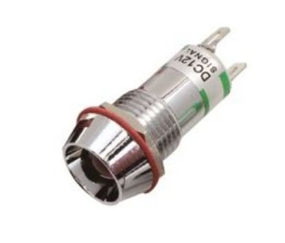 Picture of 5MM LED INDICATOR 12VDC YELLOW
