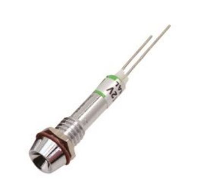 Picture of 6MM LED INDICATOR 12VDC GREEN