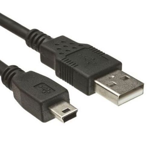 Picture of LEAD USB A-PLUG to MINI B-PLUG 3M BLACK