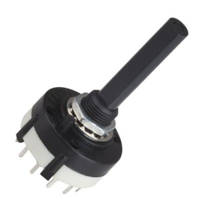 Picture of ROTARY SWITCH 3POL 4POS 30° BBM  PCB PINS