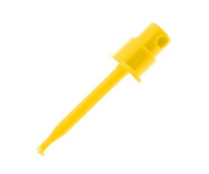 Picture of HOOK TYPE TEST CLIP YELLOW 250VAC 1A 55mm