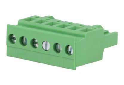 Picture of SOCKET STR IN-LINE 6-WAY P=5.00 PLUG-IN