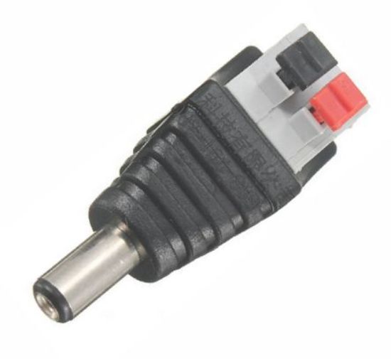 Picture of ADAPTER DC SOCKET 5.5x2.1 TO SPRING CONTACTS