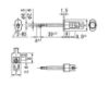 Picture of HOOK TYPE TEST CLIP BLUE 250VAC 1A 55mm