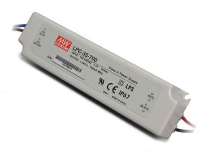 Picture of POWER SUPPLY ENCL. LED DRIVER I=220 O=9-48V  0.7A 35W